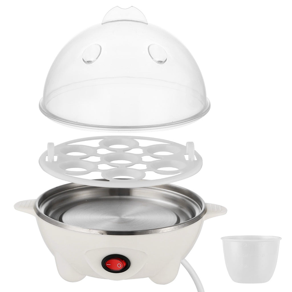 Rapid Electric Egg Cooker - 7-Egg, Auto Shut-Off, with Steamer